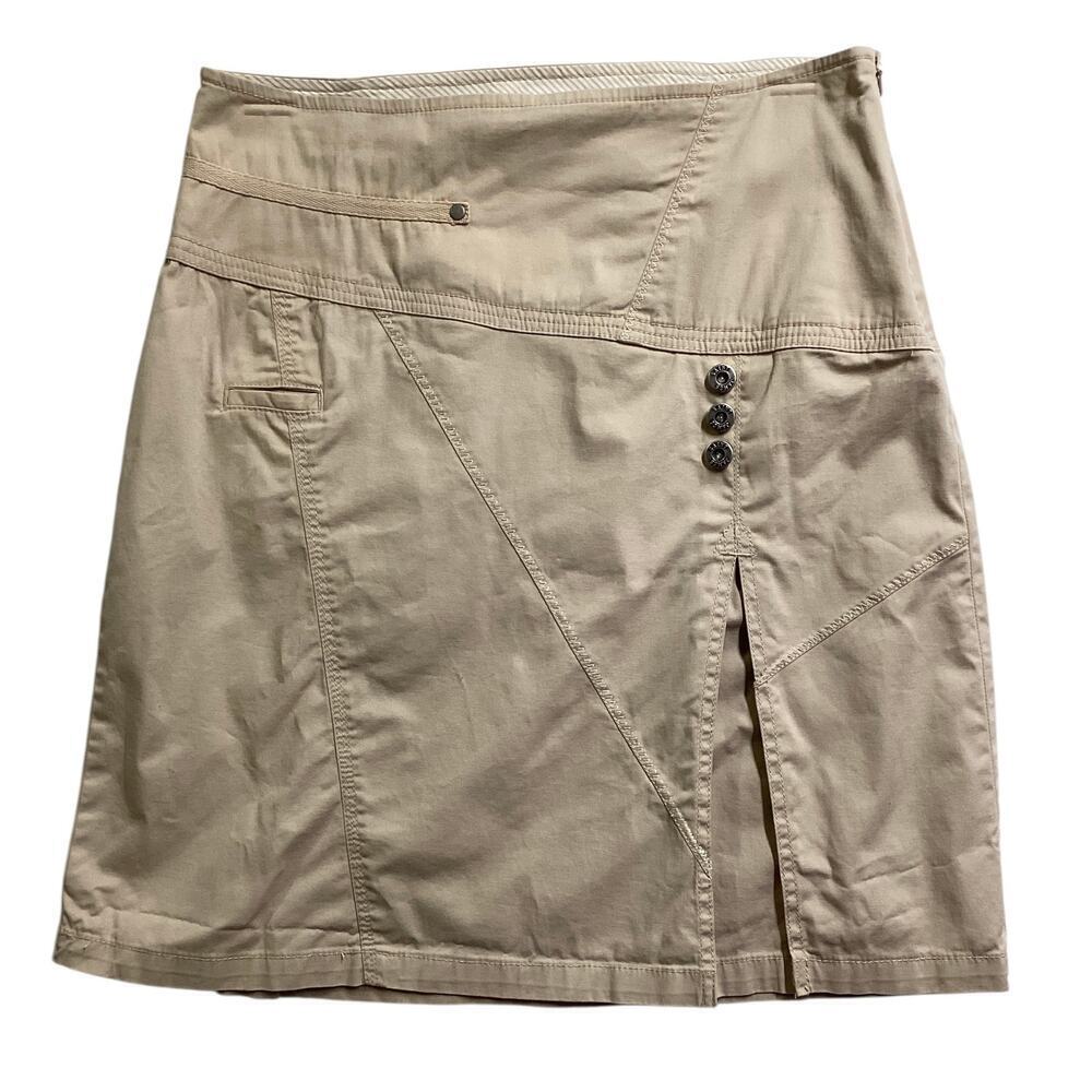 Saint James mini skirt khaki size 10